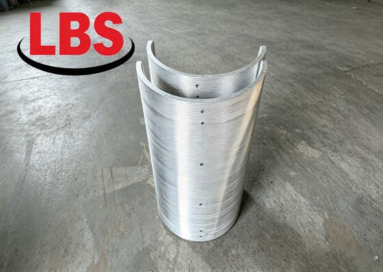 7050‑T7452  LBS Drum Sleeves 4mm Cable Diameter Left-hand 35°
