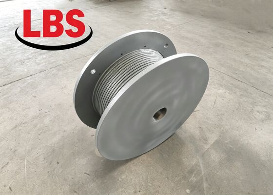 Right-hand 40° Grooved Cable Drum Q355D Precision Lebus Groove 