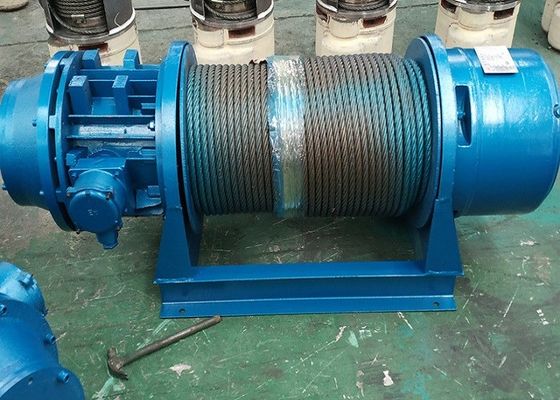 50 Ton Double Grooved Drums Electric Marine Winch For Pulling Cable