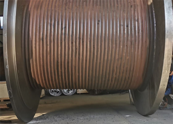 50-10000mm Lebus Grooved Geometry Drum για κατασκευαστικά μηχανήματα